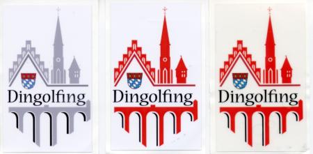 Sticker - Aufkleber mit Logo Dingolfing
